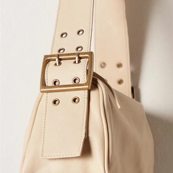 Gorgeous , Free People Over the Arm Candy Bag in sand NWT❤️ - Picture 4 of 8